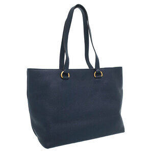 Prada Daino Embossed Logo Shoulder Black Vitello Tote bag